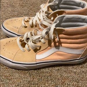 Vans high top pink